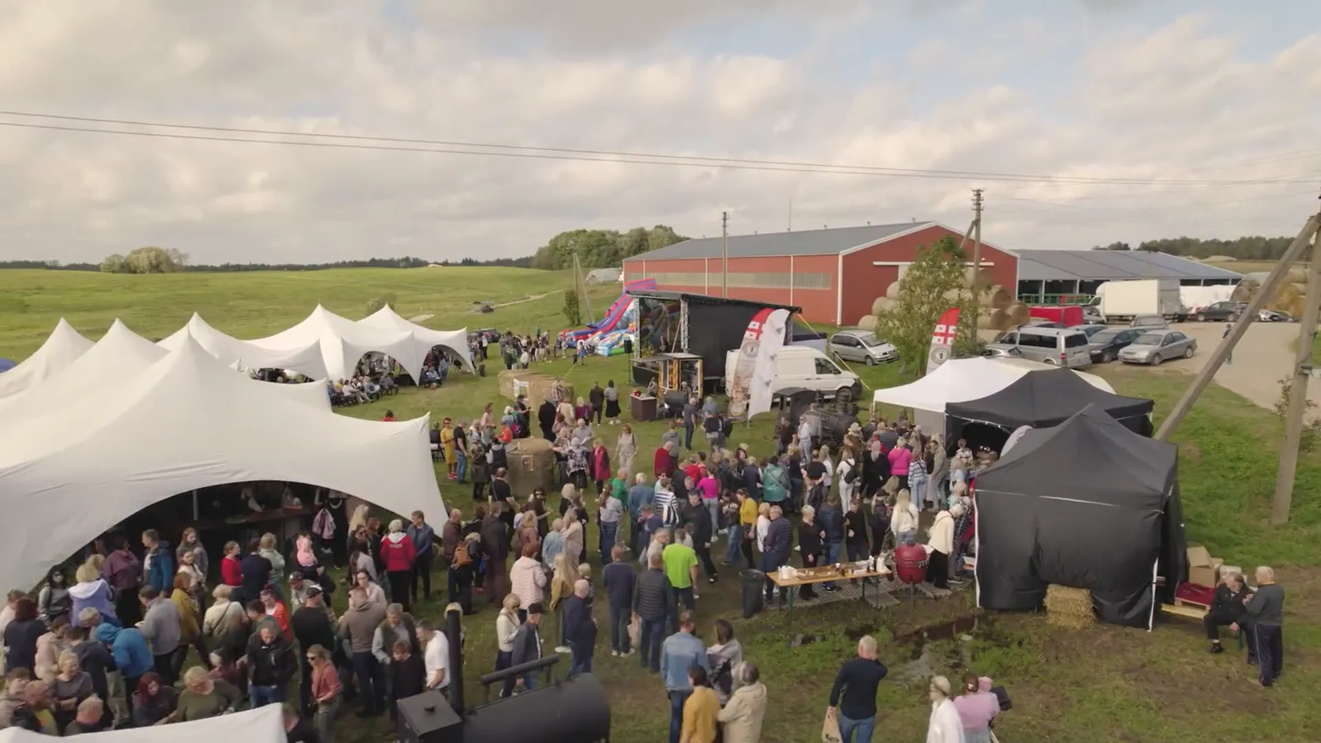 Jautienos festivalis iš paukščio skrydžio